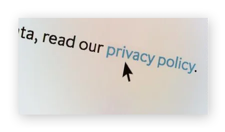 阅读网站的隐私政策以确认其是否安全。
